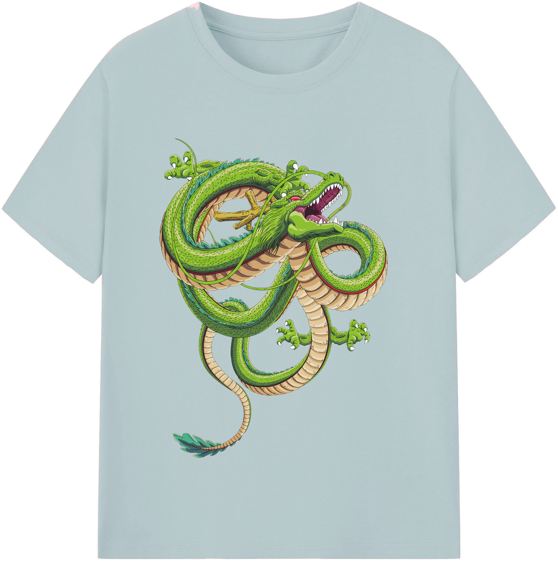 （画像用） ドラゴンボール 神龍 シェンロン DRAGON BALL Shenron 綿100％半袖Tシャツ（フロントプリント）